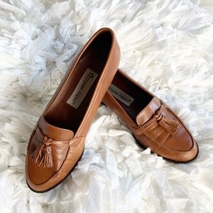 EtienneAigner brown loafers sz 6m
